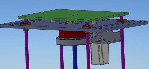 滚珠丝杆顶升升降机构3D数模图纸 Solidworks设计缩略图