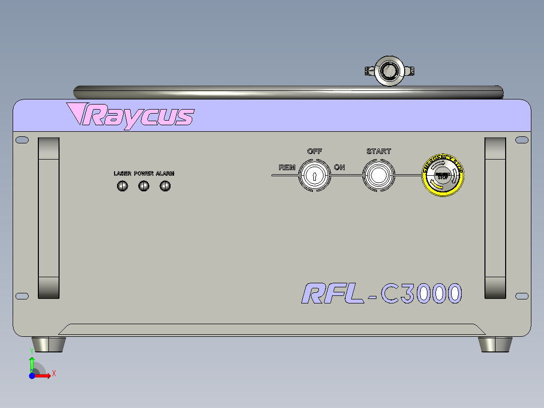 锐科激光 RFL-C3000--1291408--30前视图