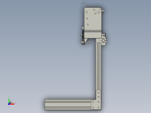 单轴绕线机S01A-A06-0000一轴机张力器组合前视缩略图