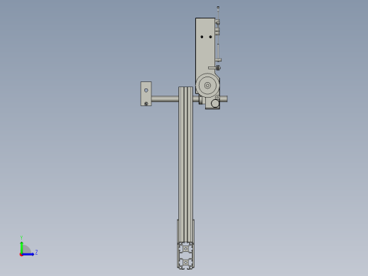 单轴绕线机S01A-A06-0000一轴机张力器组合左视缩略图