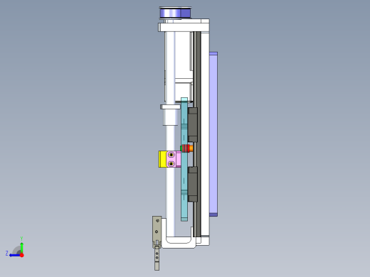 变距离的凸轮机械手右视缩略图