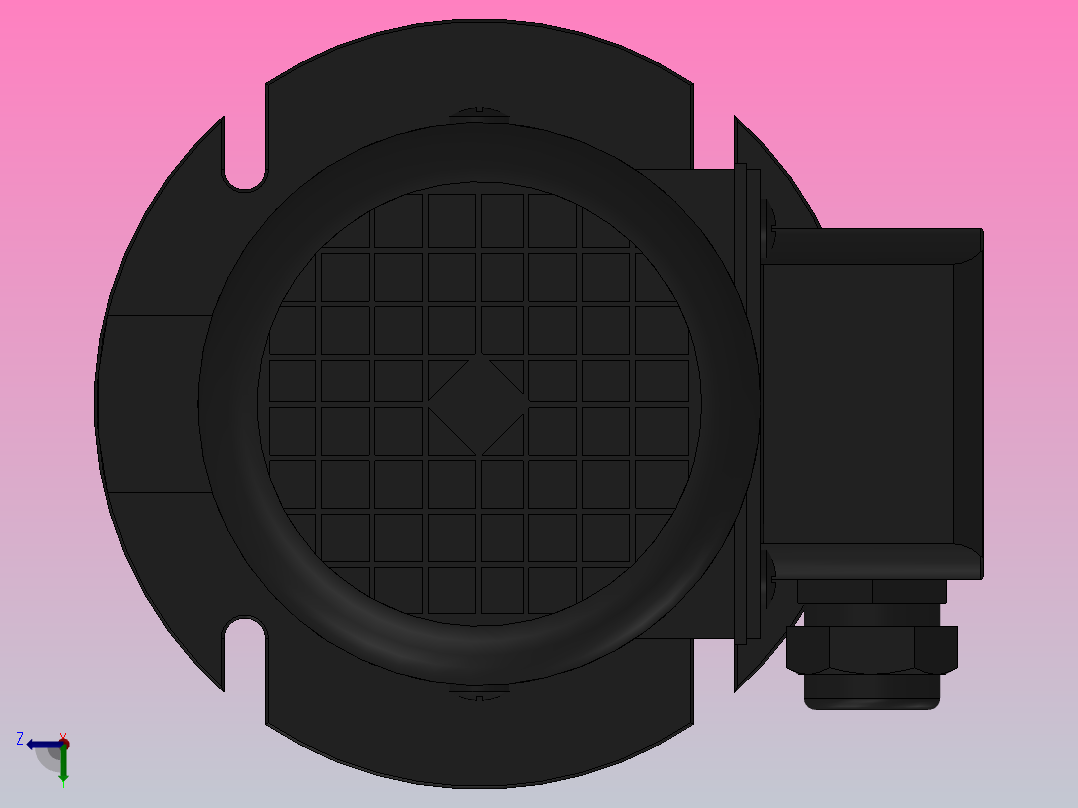 循环泵LDPB1-15 系列（铸铝款）[LDPB1-15]俯视图