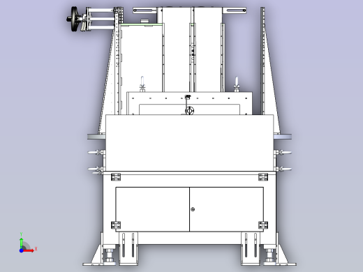 一款变位机3D图纸前视缩略图