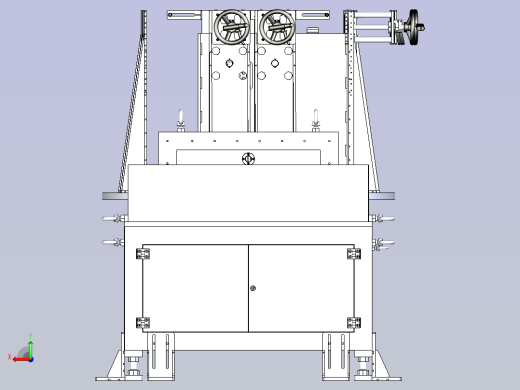 一款变位机3D图纸后视缩略图