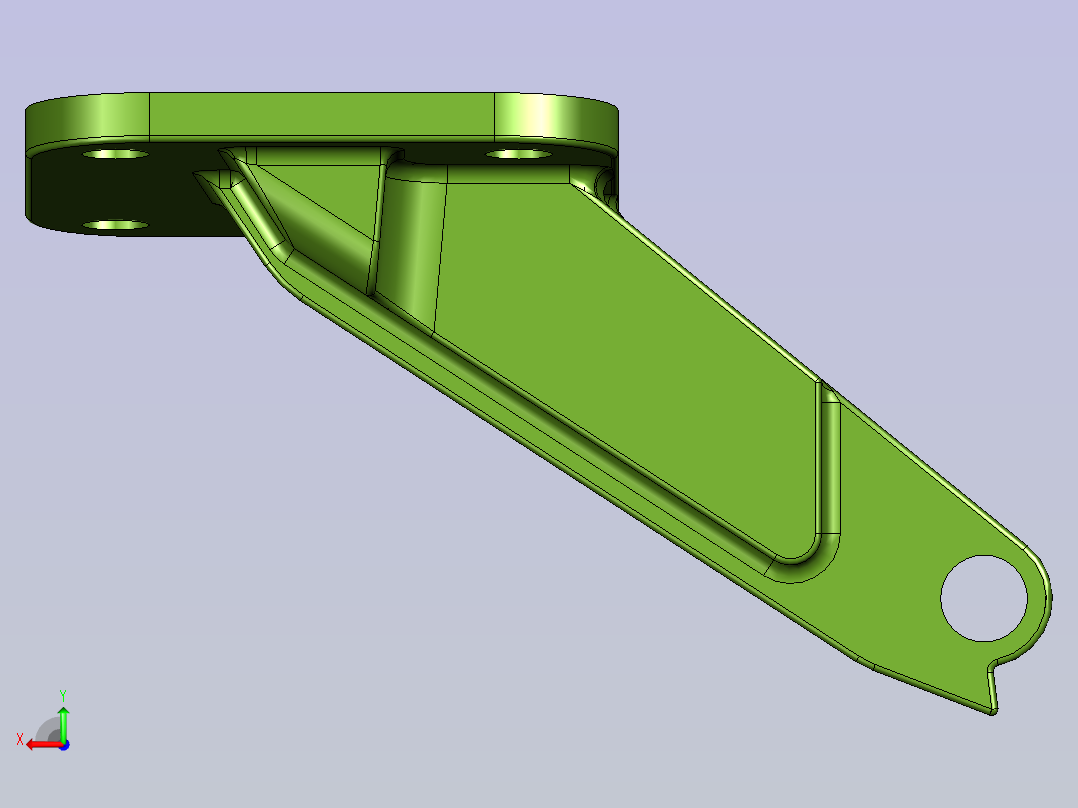 练习三轴产品后视图
