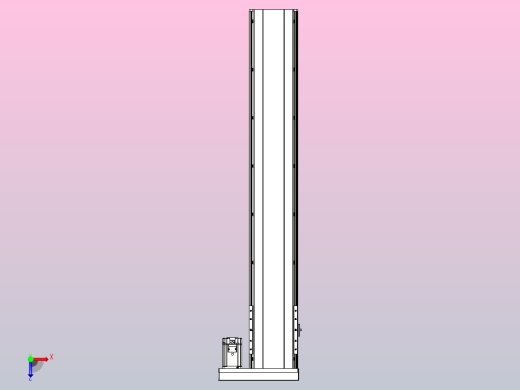 日规模组半封闭丝杆TPA-HNR-202D-2510C-L1150-ML-C-P75-N3俯视缩略图