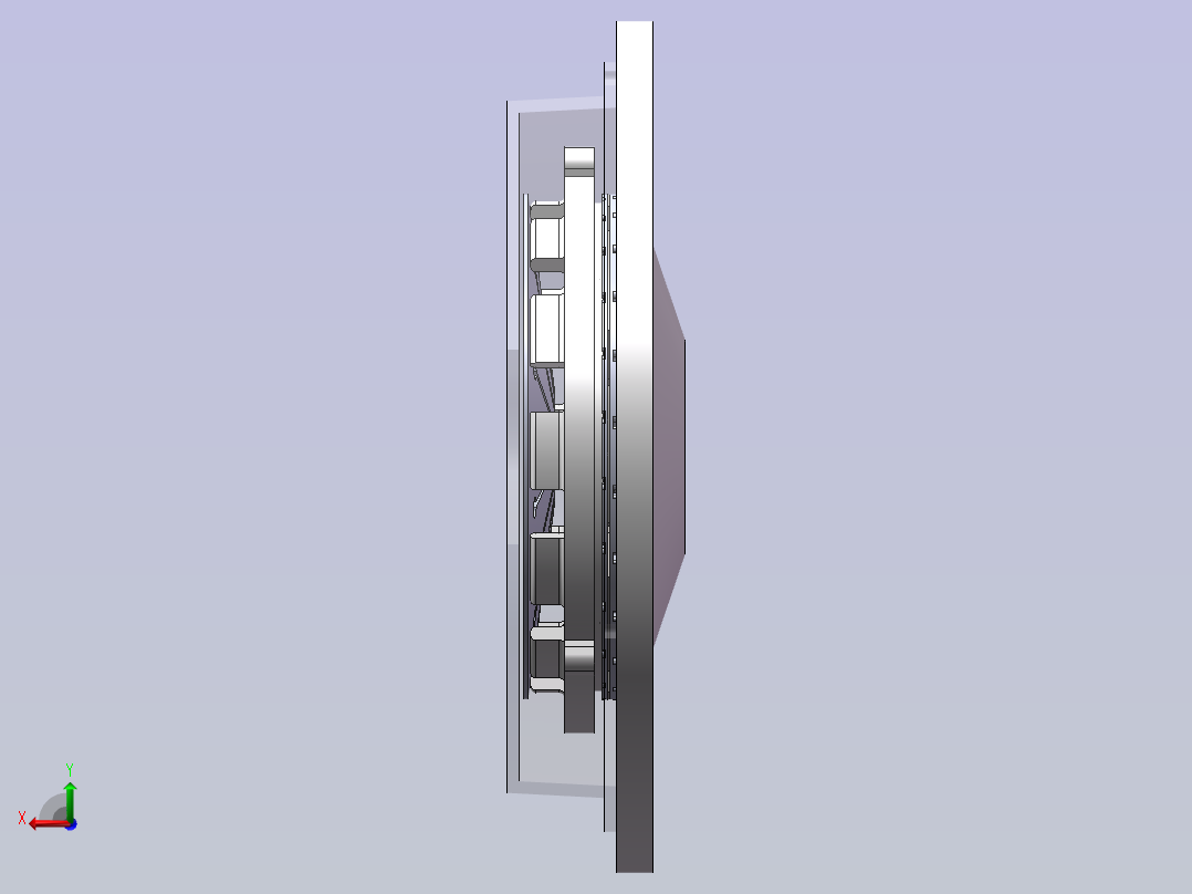 奔驰C300离合器设计【含Solidworks三维图+CAD图+说明书】后视图