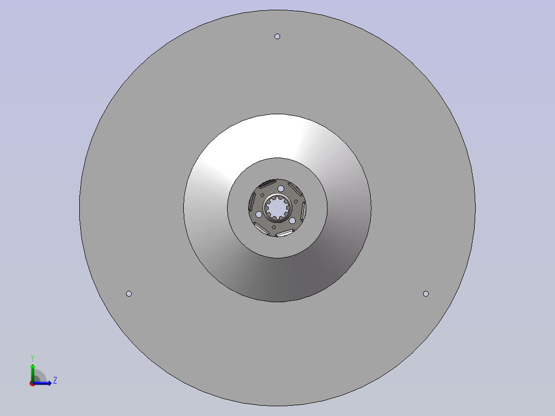 奔驰C300离合器设计【含Solidworks三维图+CAD图+说明书】左视图