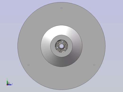 奔驰C300离合器设计【含Solidworks三维图+CAD图+说明书】左视缩略图