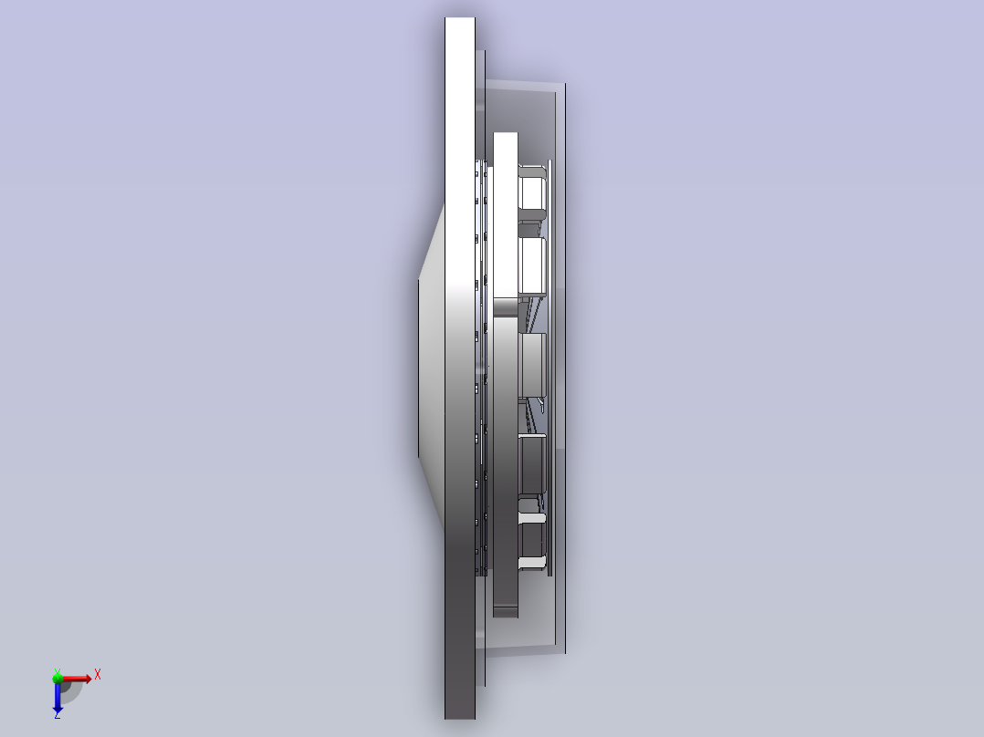 奔驰C300离合器设计【含Solidworks三维图+CAD图+说明书】俯视图