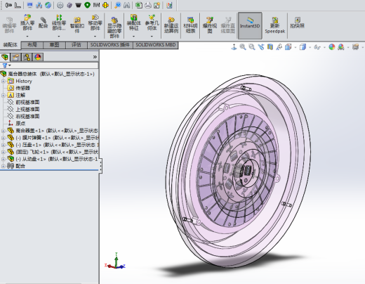 奔驰C300离合器设计【含Solidworks三维图+CAD图+说明书】缩略图