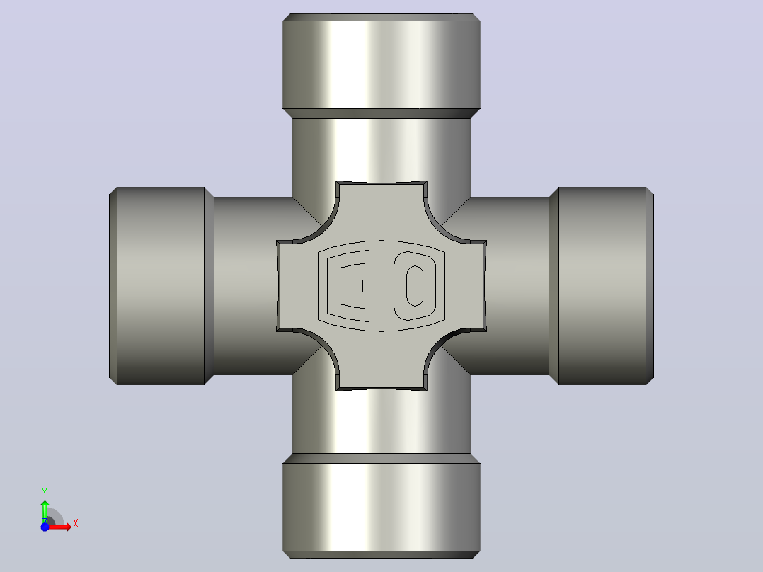 EO联合十字K16SCFX.stp前视图