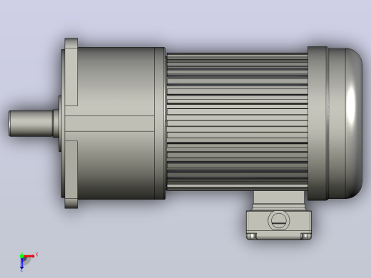 1.5KW-CV型立式三相铝毂（刹车）马达减速机_CV32-1500俯视缩略图