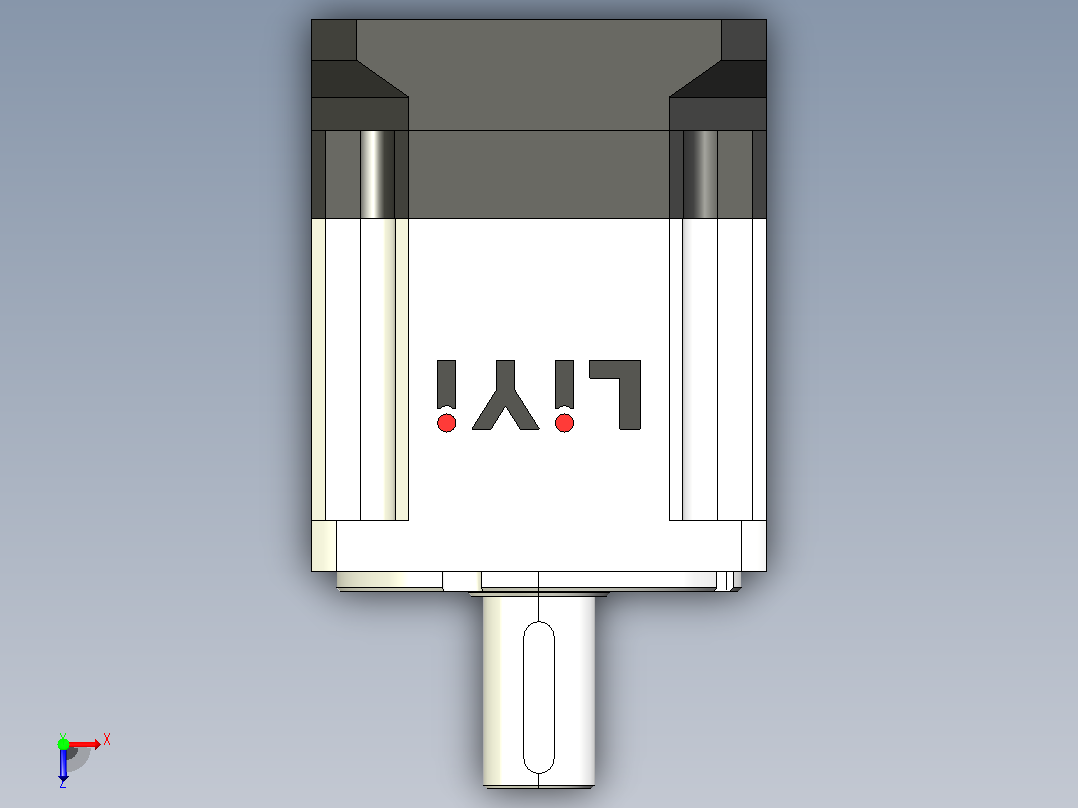 HX090精密行星减速机[HX090-L1-3]俯视图