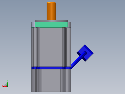 台达伺服电机后视缩略图