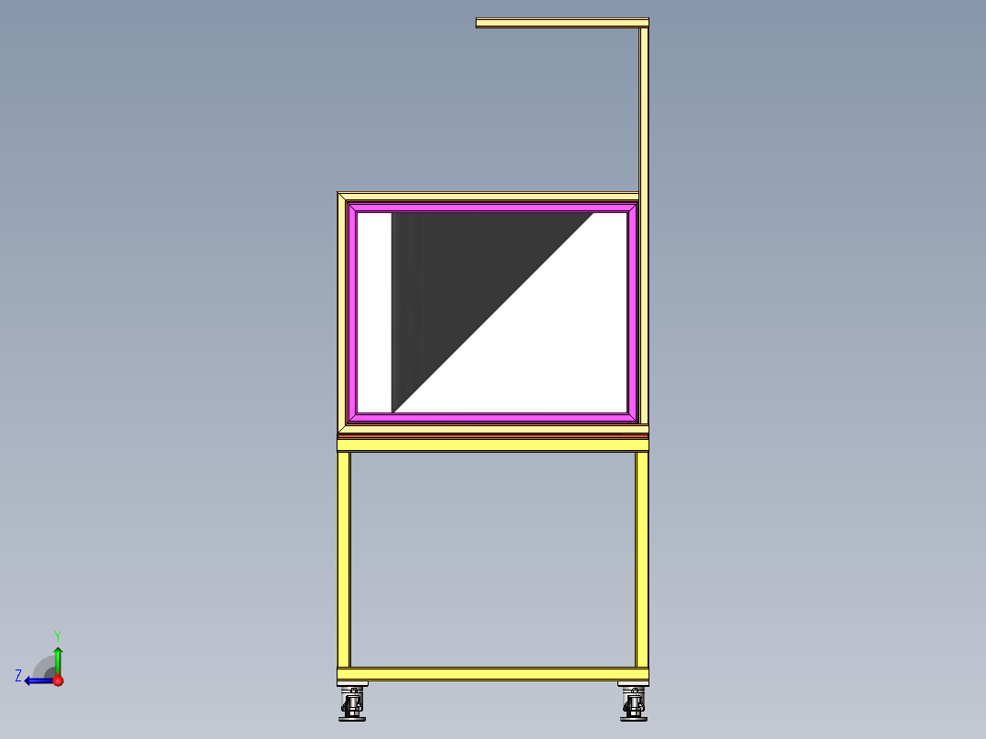 自动点胶工装设计sw18可编辑右视图