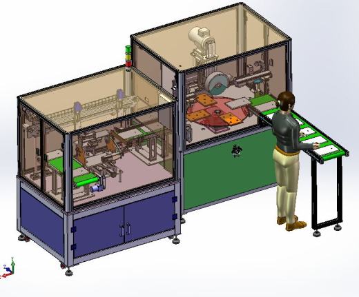 苹果平板电脑全自动智能抛光机设备3D模型缩略图