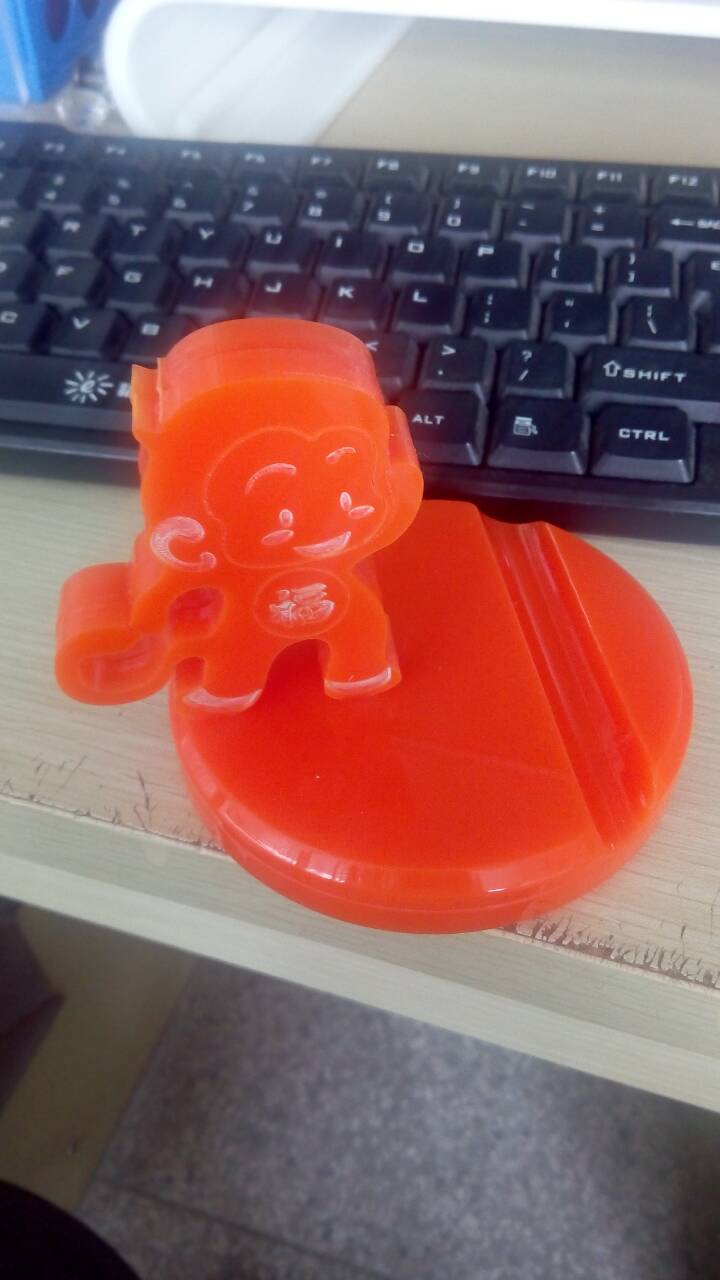 CAD CDR 激光切割 猴子手机架