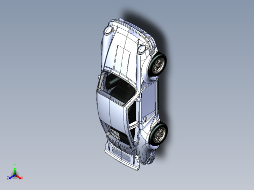 英伦风格的汽车正等轴测缩略图
