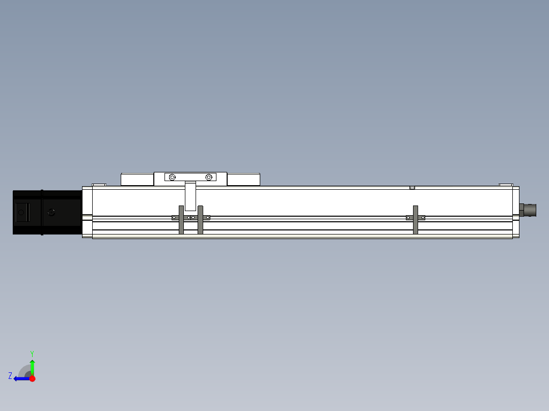 Toyo东佑达直线模组-ECH14-300-BC-200W右视图