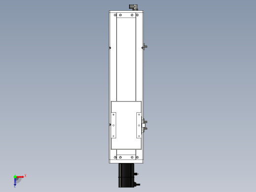Toyo东佑达直线模组-ECH14-300-BC-200W俯视缩略图