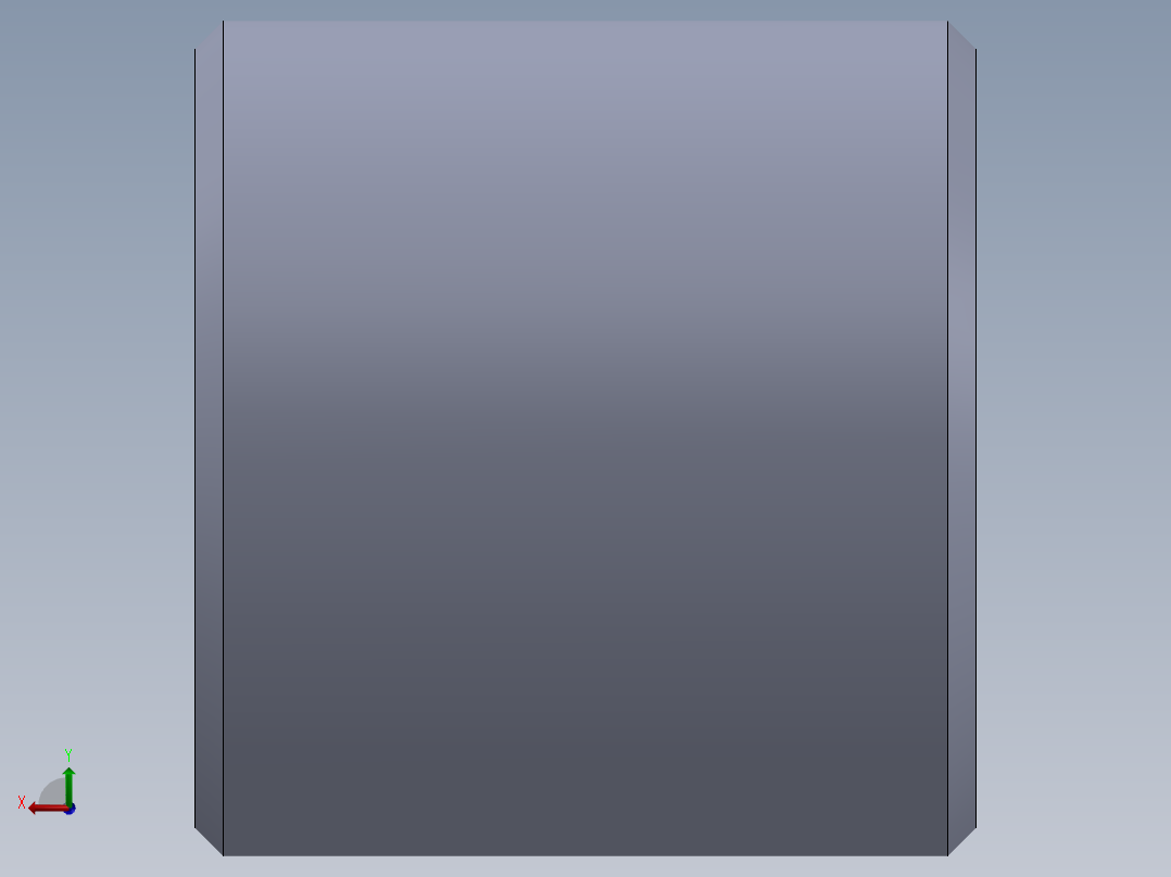 公制梯形螺母-TR14x3x30x28.SLDPRT后视图