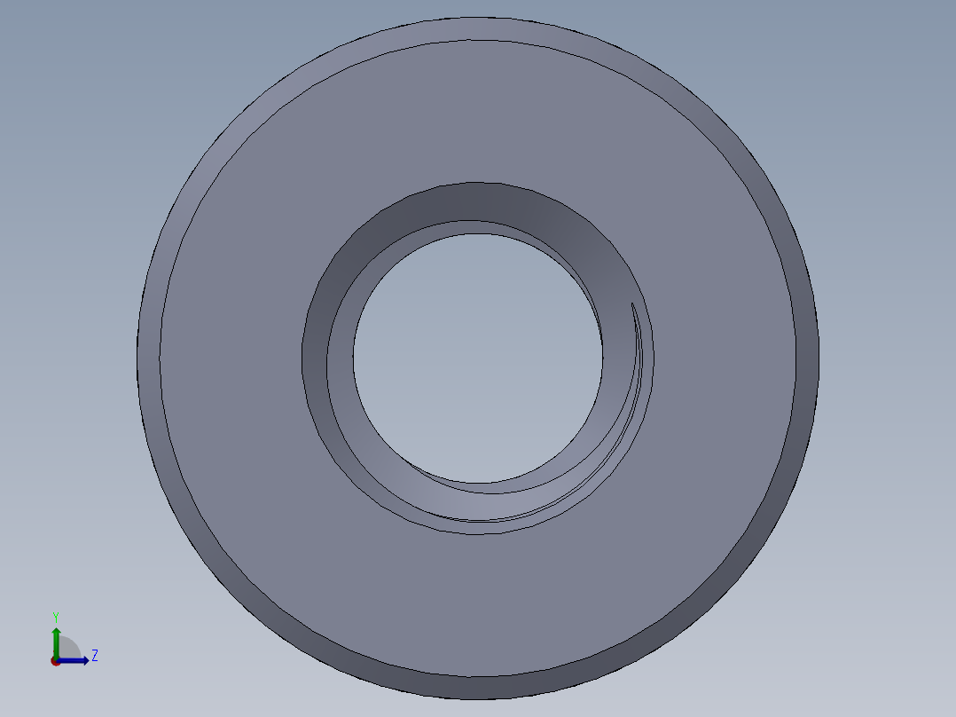 公制梯形螺母-TR14x3x30x28.SLDPRT左视图