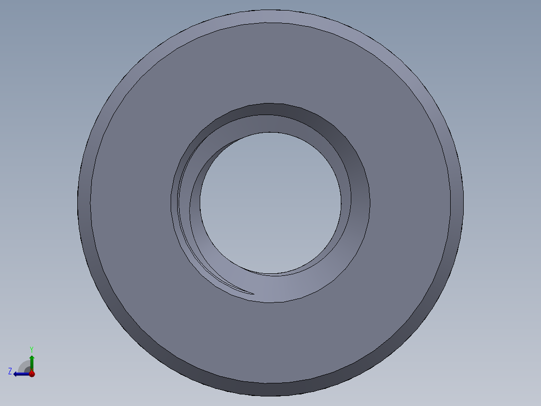 公制梯形螺母-TR14x3x30x28.SLDPRT右视图