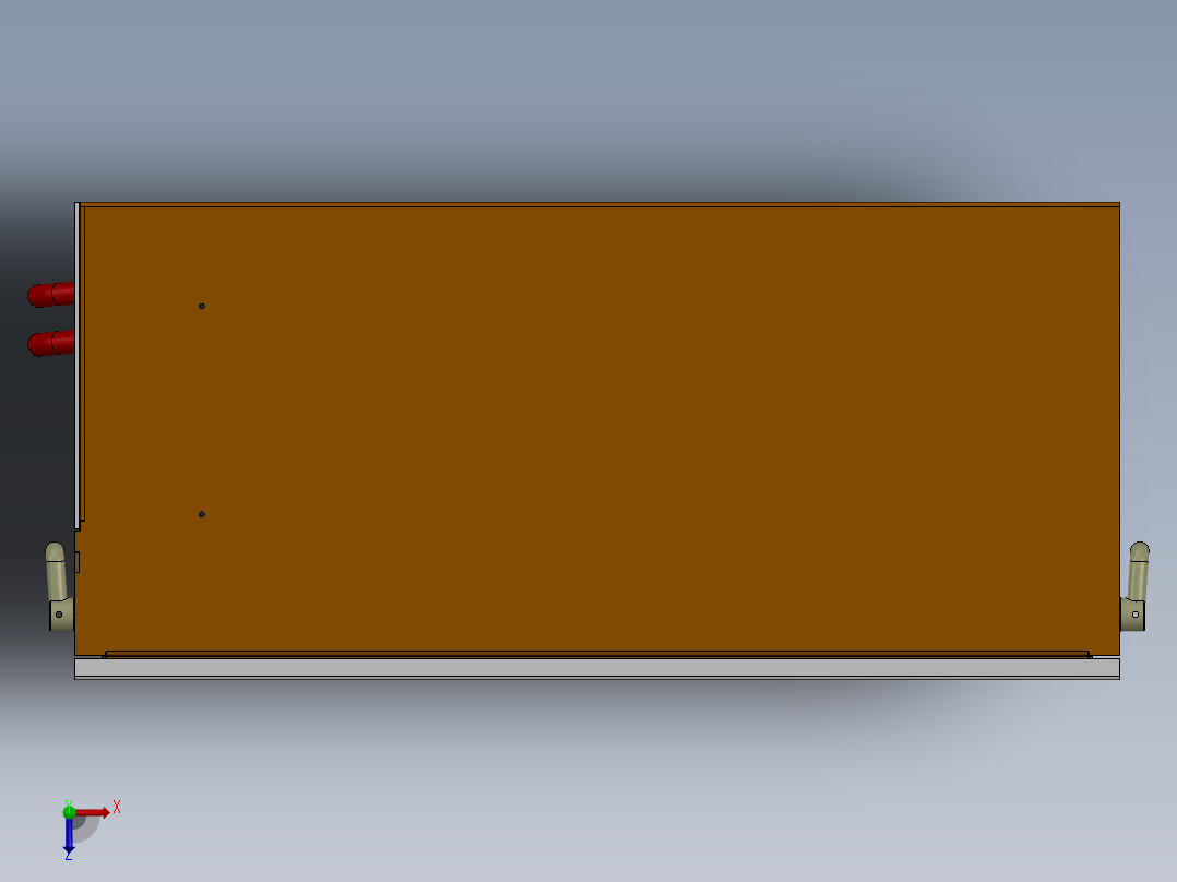 车用电池箱（钣金防水制作，适合房车，货车，商务用车）俯视图