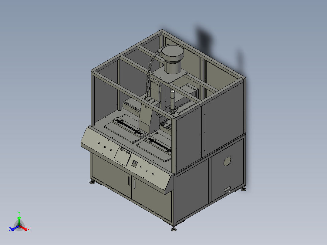 电脑主机机壳天线盖熱熔埋釘设备