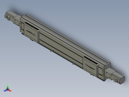 威洛博双电机滑台-VC14D2-S200-BC-P40-C6正等轴测缩略图