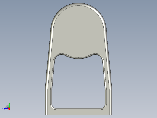 取手(不銹鋼)ES-3D多系列多零件图纸模型右视缩略图