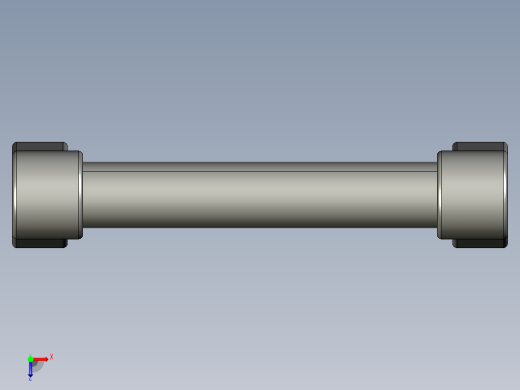 取手(不銹鋼)ES-3D多系列多零件图纸模型俯视缩略图