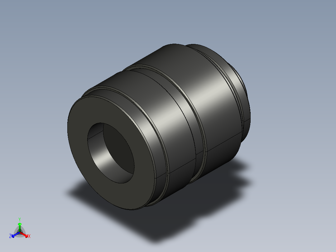 基恩士CV-L25_kc图纸模型主视图