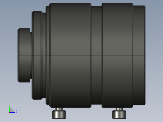 基恩士CV-L25_kc图纸模型左视缩略图