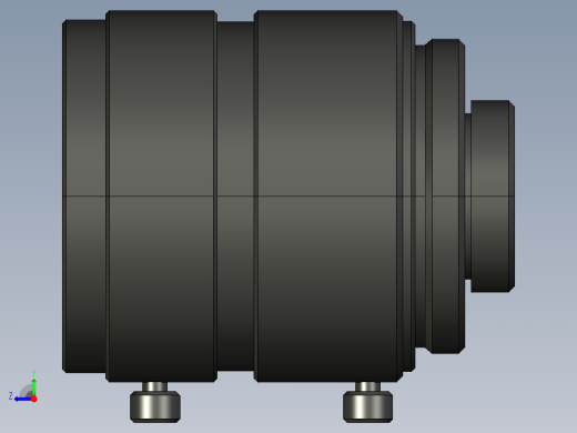 基恩士CV-L25_kc图纸模型右视缩略图
