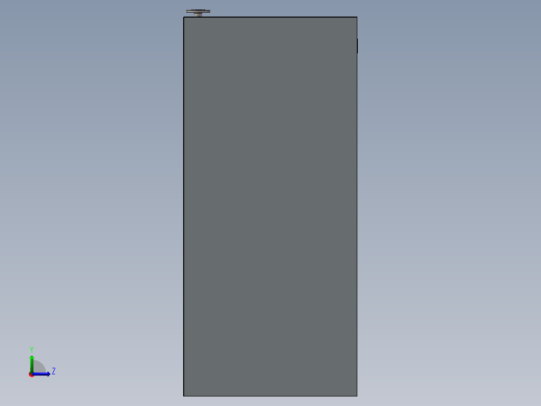 紧急复合式冲淋洗眼房SW模型设计左视图