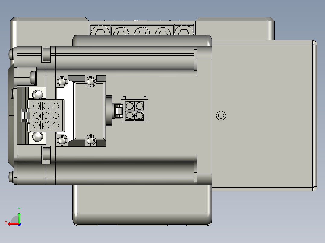 威洛博直线电机模组EB6-L70-S800-BL-P40-MS3后视图