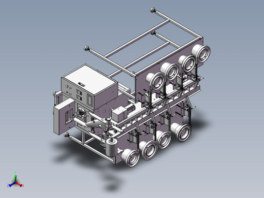 25振盘螺丝包装机正等轴测缩略图