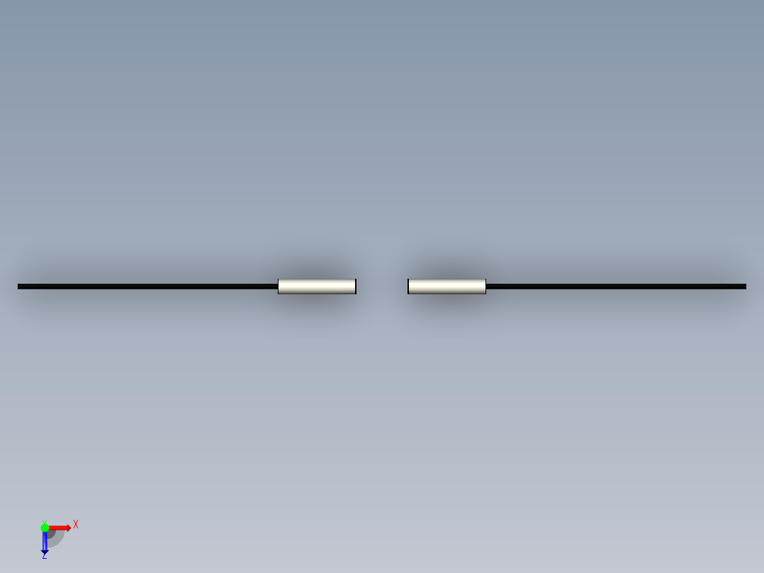 光纤元件对射型FT-D311Q俯视图