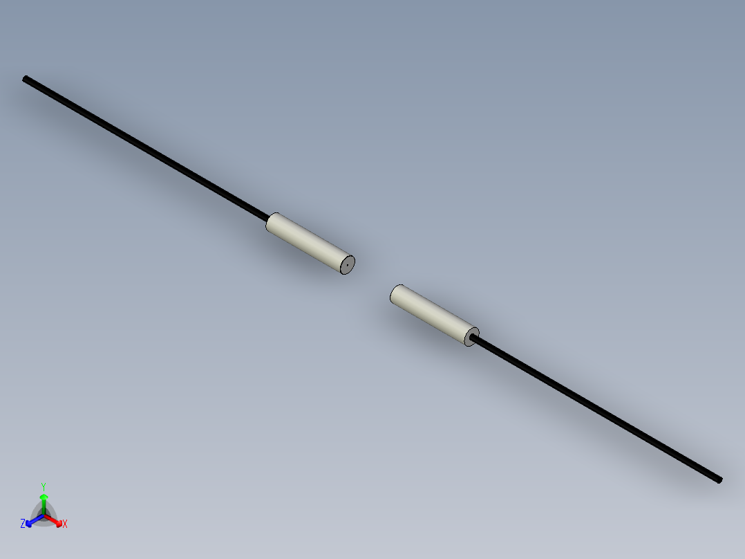 光纤元件对射型FT-D311Q正等轴测图