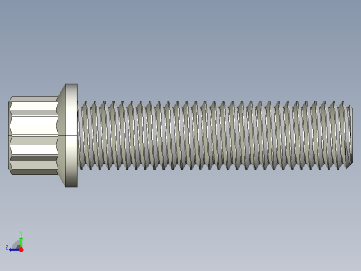 法兰头螺钉-5-16in-24 1.25long 12-point screws.IGS右视缩略图