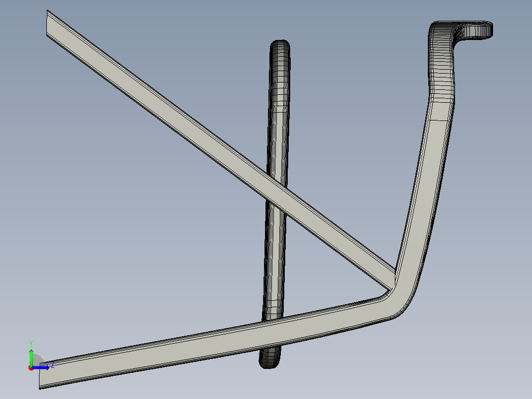 漂亮的凳子左视图