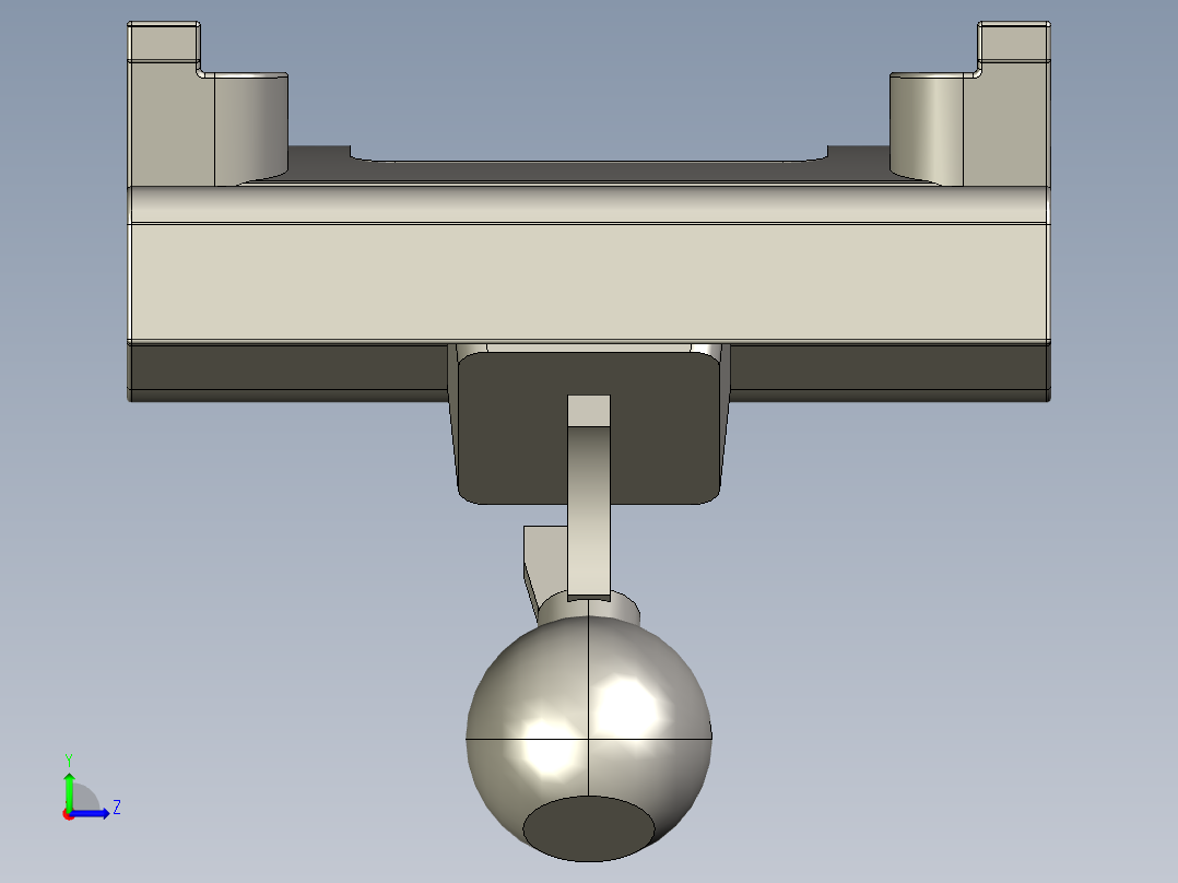 手机支架左视图