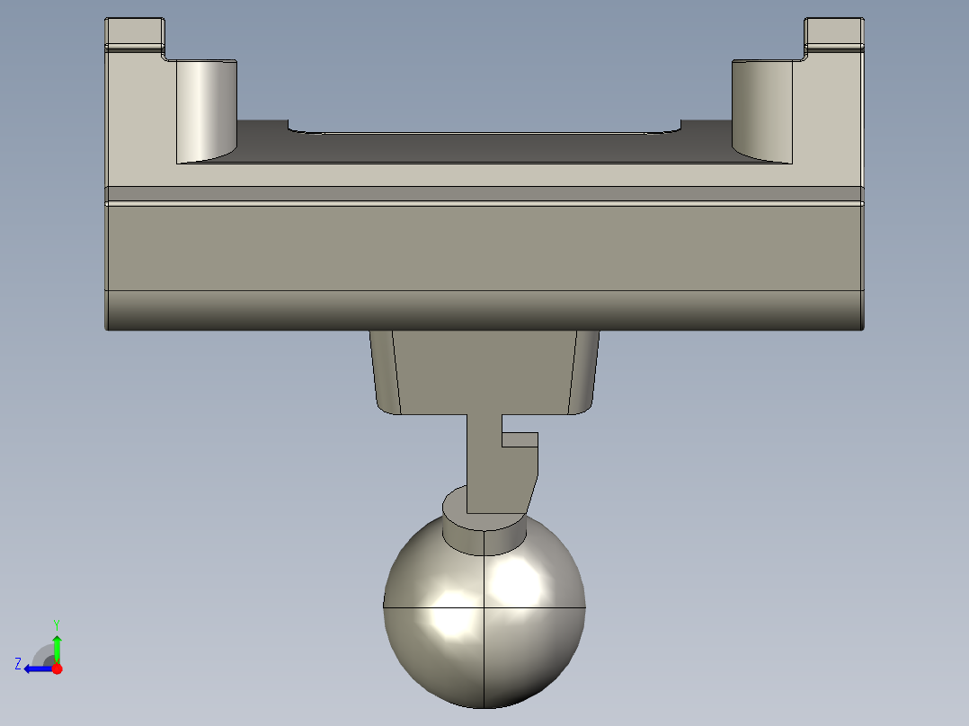 手机支架右视图
