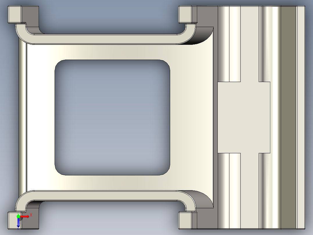 手机支架俯视图