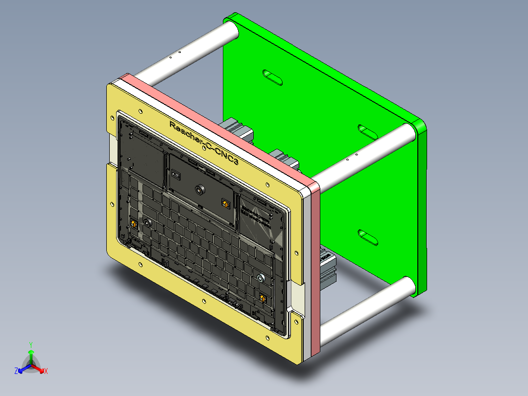 REACHER-C-笔记本CNC工装夹具三维模型cnc3-0814