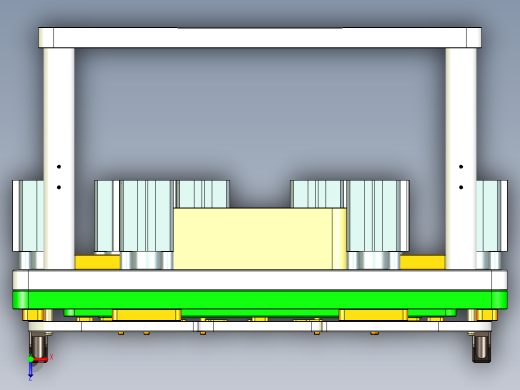 REACHER-C-笔记本CNC工装夹具三维模型CNC5俯视缩略图