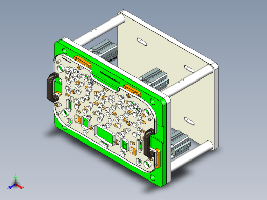 REACHER-C-笔记本CNC工装夹具三维模型CNC5正等轴测缩略图