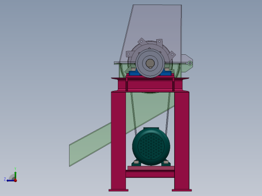 桔杆粉碎机sw23可编辑右视缩略图